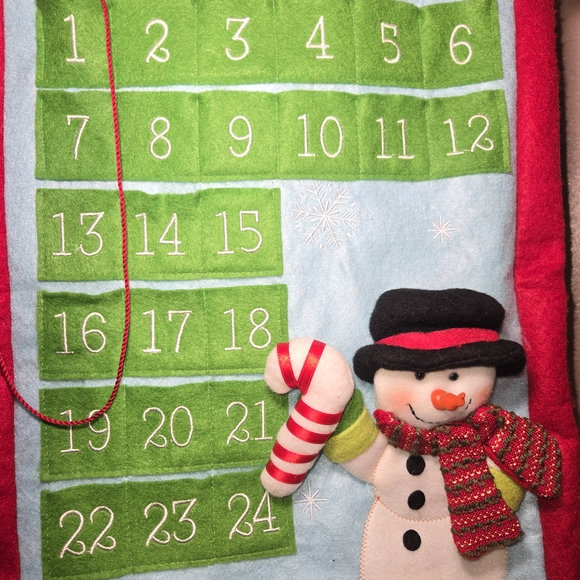 Advent Countdown Calendar with Cute Snowman!!! - Picture 3 of 5
